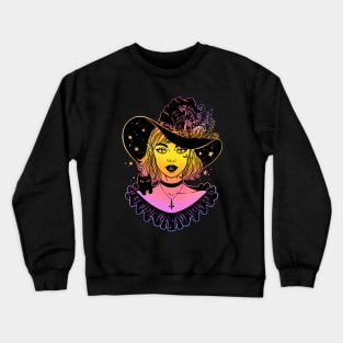 Fly agaric witch Crewneck Sweatshirt